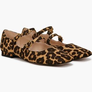 Franco Sarto Leopard Mary Jane Flat